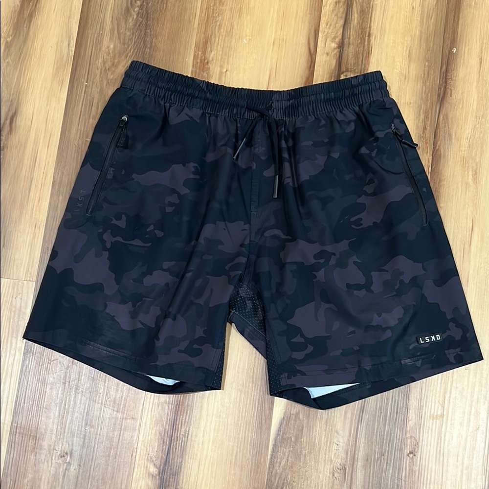 LSKD Rep Short 7” Linerless - Black Camo